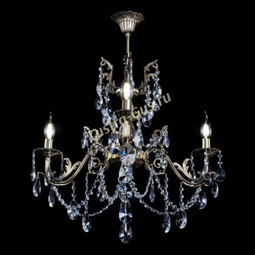 Люстра бронзовая Кассандра №3 лучик в Сочи Гусь Хрустальный