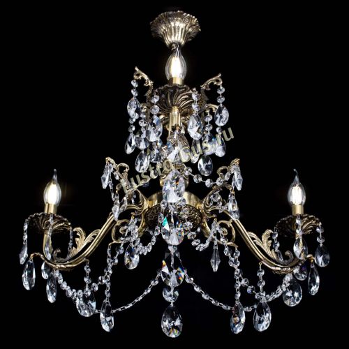 Люстра бронзовая Кассандра №3 лучик в Сочи Гусь Хрустальный