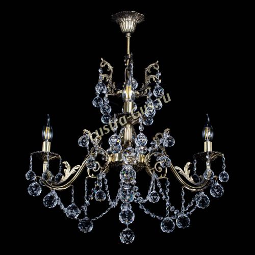 Люстра бронзовая Кассандра №3 шар в Сочи Гусь Хрустальный