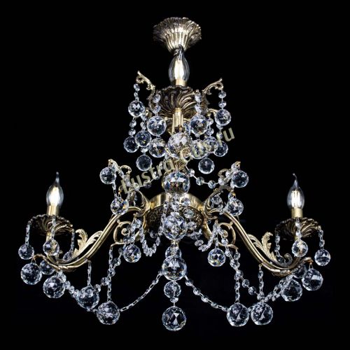 Люстра бронзовая Кассандра №3 шар в Сочи Гусь Хрустальный