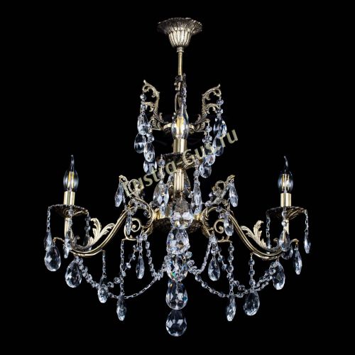 Люстра бронзовая Кассандра №3 журавлик в Сочи Гусь Хрустальный