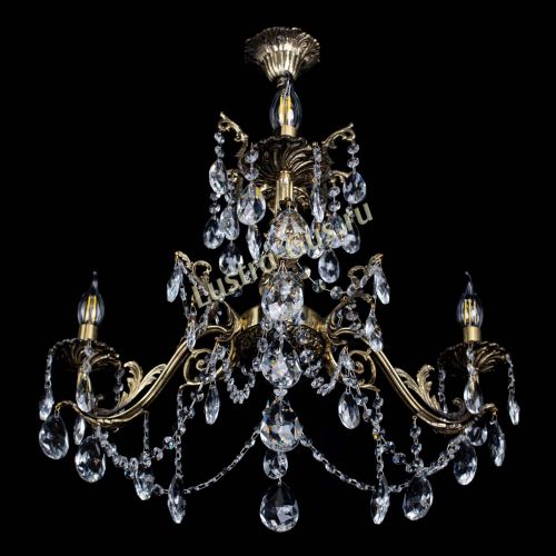 Люстра бронзовая Кассандра №3 журавлик в Сочи Гусь Хрустальный