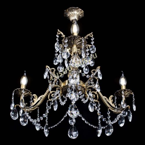 Люстра бронзовая Кассандра №3 журавлик в Сочи Гусь Хрустальный