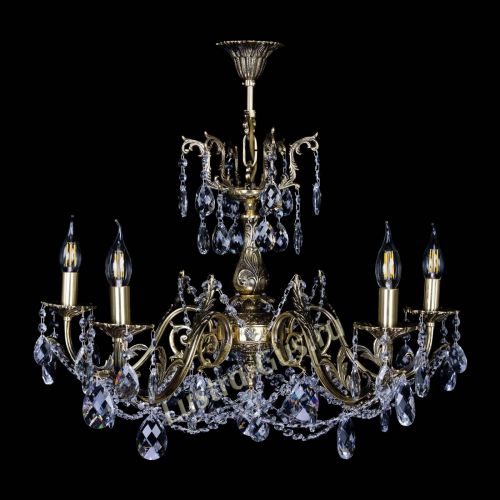 Бронзовая люстра Кассандра №5 баден в Сочи Гусь Хрустальный
