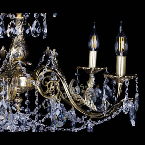 Бронзовая люстра Кассандра №5 баден в Сочи Гусь Хрустальный
