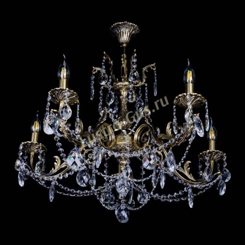 Бронзовая люстра Кассандра №5 баден в Сочи Гусь Хрустальный
