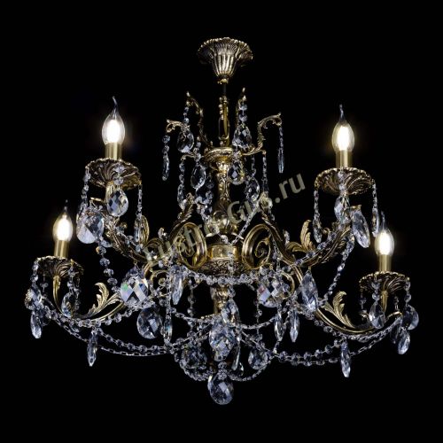 Бронзовая люстра Кассандра №5 баден в Сочи Гусь Хрустальный
