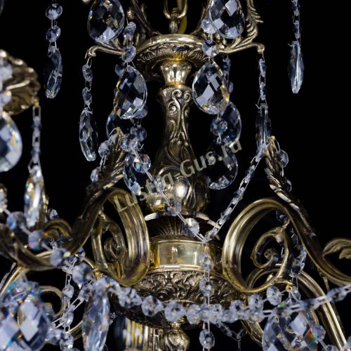 Бронзовая люстра Кассандра №5 баден в Сочи Гусь Хрустальный
