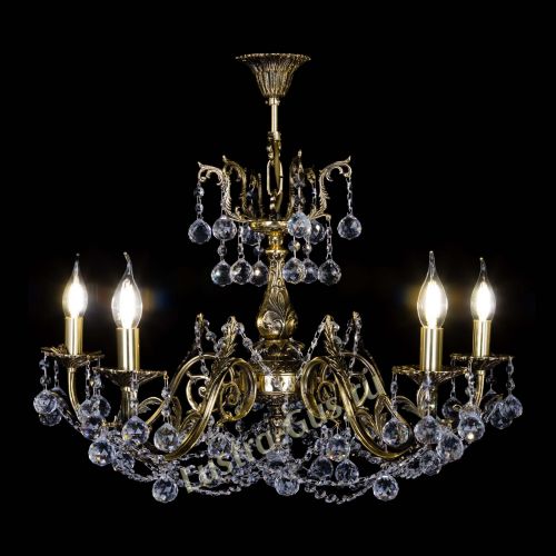 Бронзовая люстра Кассандра №5 шар в Сочи Гусь Хрустальный