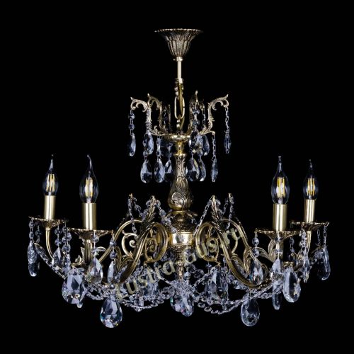 Бронзовая люстра Кассандра №5 журавлик в Сочи Гусь Хрустальный