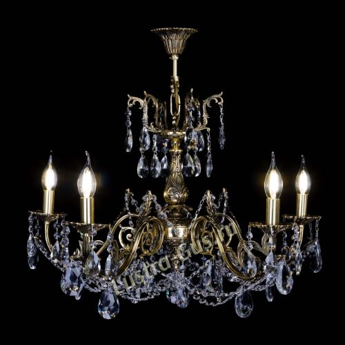 Бронзовая люстра Кассандра №5 журавлик в Сочи Гусь Хрустальный