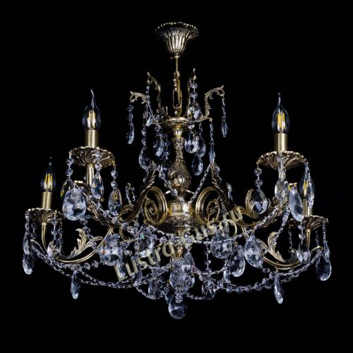 Бронзовая люстра Кассандра №5 журавлик в Сочи Гусь Хрустальный