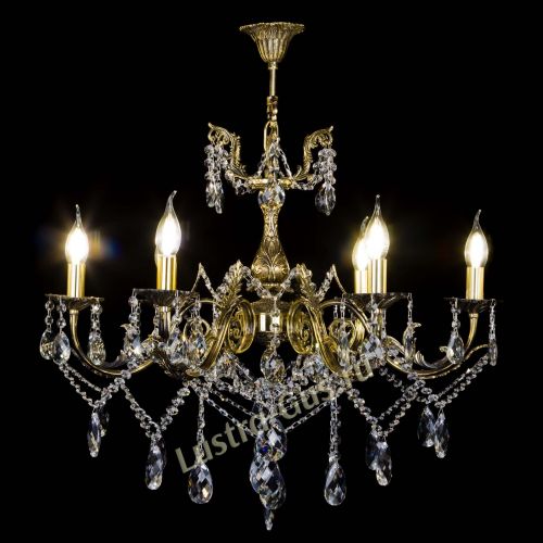 Бронзовая люстра Кассандра №6/2 баден в Сочи Гусь Хрустальный