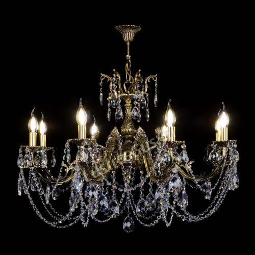 Бронзовая люстра Кассандра №8 баден в Сочи Гусь Хрустальный