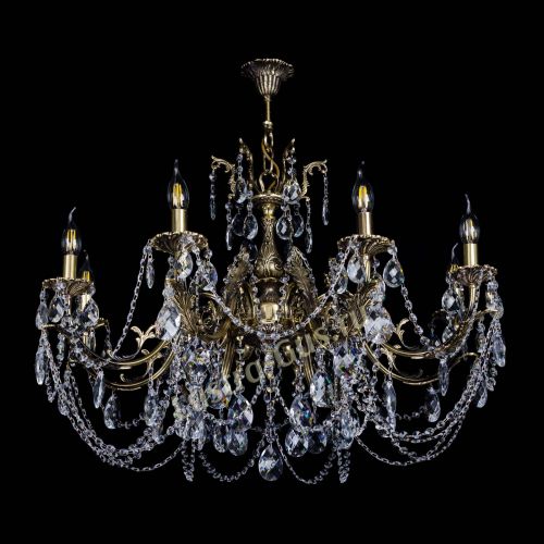 Бронзовая люстра Кассандра №8 баден в Сочи Гусь Хрустальный