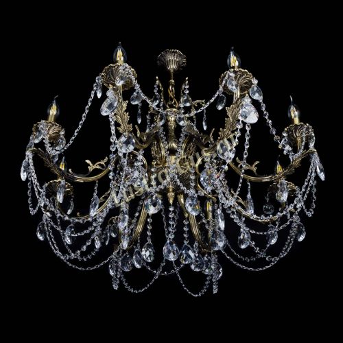 Бронзовая люстра Кассандра №8 баден в Сочи Гусь Хрустальный