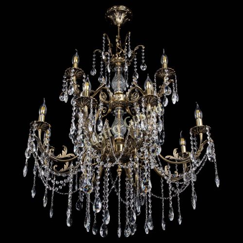 Люстра бронзовая Кассандра Алфея №12 журавлик в Сочи Гусь Хрустальный