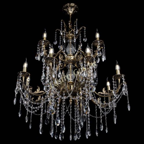 Люстра бронзовая Кассандра Алфея №12 журавлик в Сочи Гусь Хрустальный