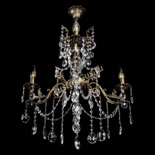 Люстра бронзовая Кассандра Алфея №3/1 баден в Сочи Гусь Хрустальный