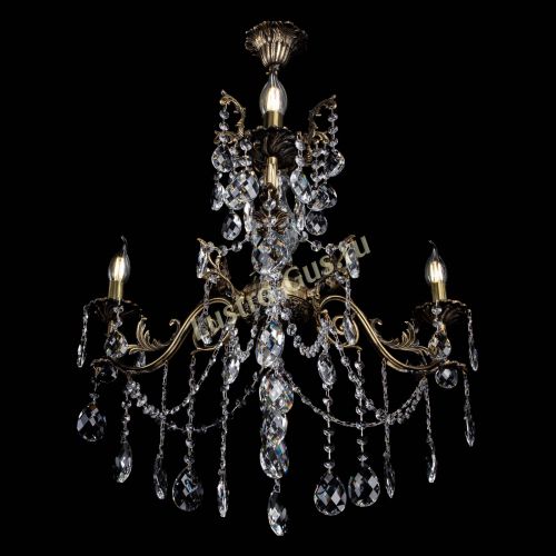 Люстра бронзовая Кассандра Алфея №3/1 баден в Сочи Гусь Хрустальный