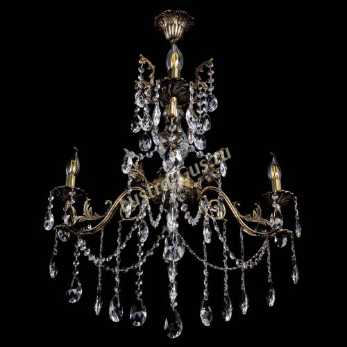 Люстра бронзовая Кассандра Алфея №3/1 журавлик в Сочи Гусь Хрустальный