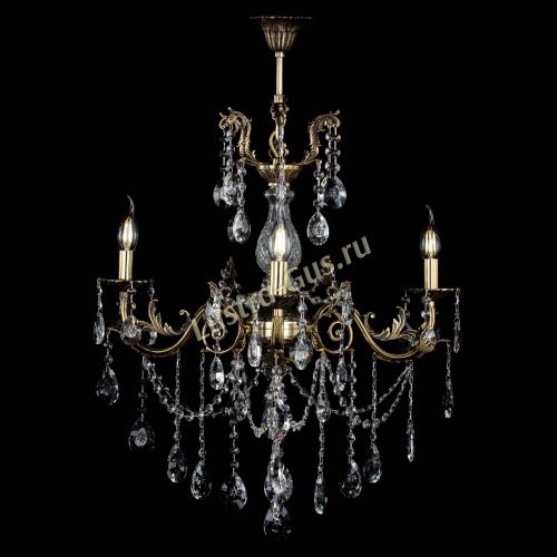 Люстра бронзовая Кассандра Алфея №3/1 звездочка в Сочи Гусь Хрустальный