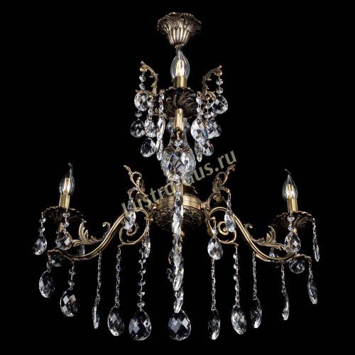 Люстра бронзовая Кассандра Алфея №3/2 баден в Сочи Гусь Хрустальный
