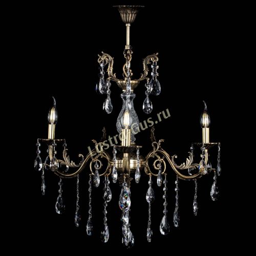 Люстра бронзовая Кассандра Алфея №3/2 журавлик в Сочи Гусь Хрустальный