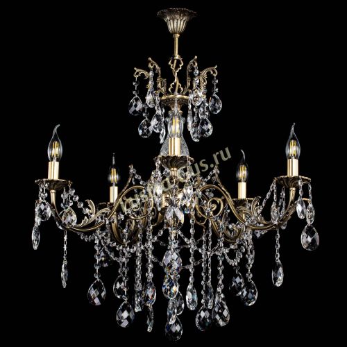 Люстра бронзовая Кассандра Алфея №5/1 баден в Сочи Гусь Хрустальный