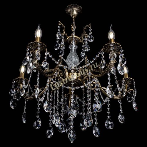 Люстра бронзовая Кассандра Алфея №5/1 баден в Сочи Гусь Хрустальный