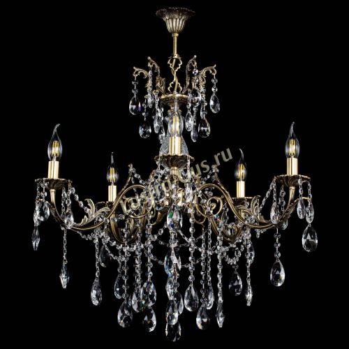 Люстра бронзовая Кассандра Алфея №5/1 журавлик в Сочи Гусь Хрустальный