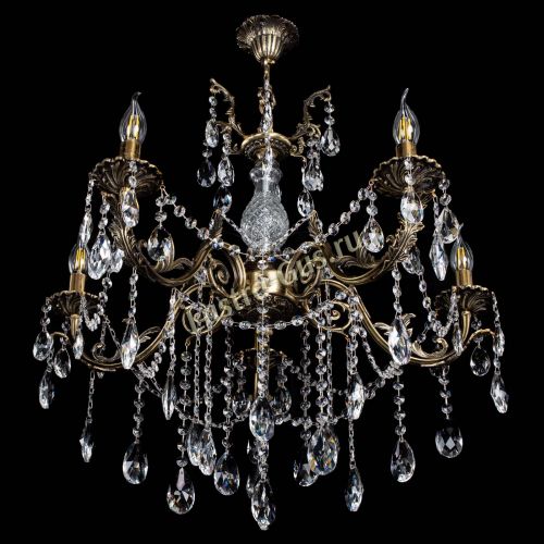 Люстра бронзовая Кассандра Алфея №5/1 журавлик в Сочи Гусь Хрустальный