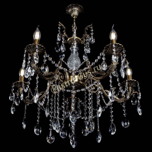 Люстра бронзовая Кассандра Алфея №5/1 журавлик в Сочи Гусь Хрустальный