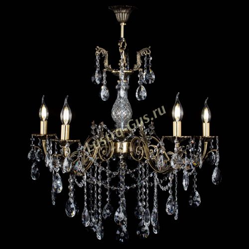 Люстра бронзовая Кассандра Алфея №5/1 звездочка в Сочи Гусь Хрустальный