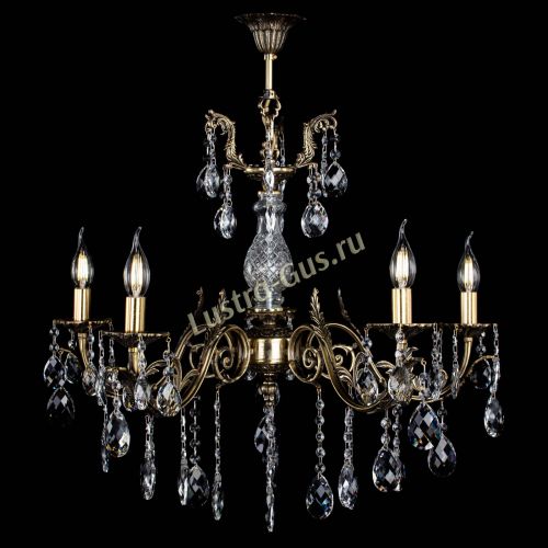 Люстра бронзовая Кассандра Алфея №5/2 баден в Сочи Гусь Хрустальный