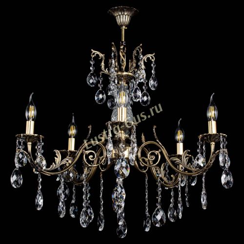 Люстра бронзовая Кассандра Алфея №5/2 баден в Сочи Гусь Хрустальный