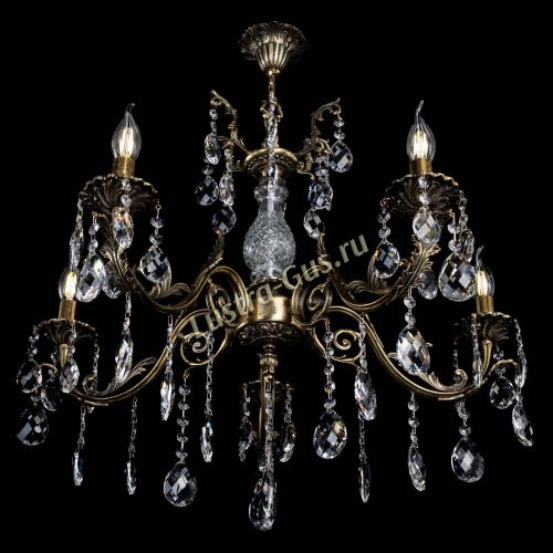 Люстра бронзовая Кассандра Алфея №5/2 баден в Сочи Гусь Хрустальный