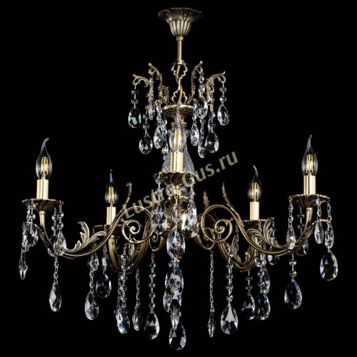 Люстра бронзовая Кассандра Алфея №5/2 журавлик в Сочи Гусь Хрустальный