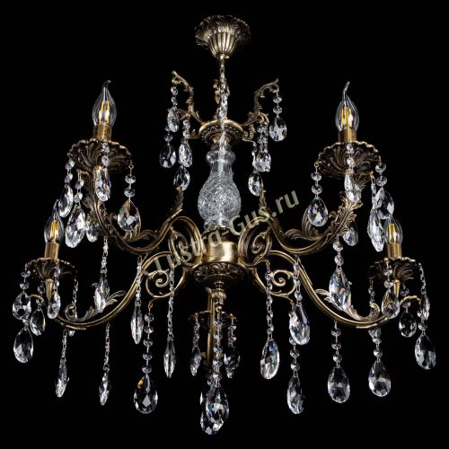 Люстра бронзовая Кассандра Алфея №5/2 журавлик в Сочи Гусь Хрустальный