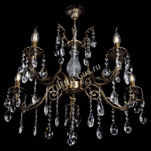 Люстра бронзовая Кассандра Алфея №5/2 журавлик в Сочи Гусь Хрустальный