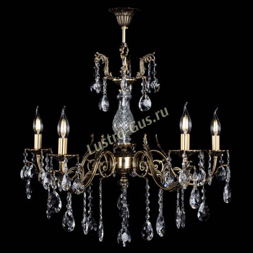 Люстра бронзовая Кассандра Алфея №5/2 звездочка в Сочи Гусь Хрустальный