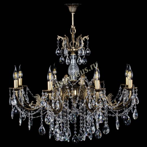 Люстра бронзовая Кассандра Алфея №8/1 баден в Сочи Гусь Хрустальный