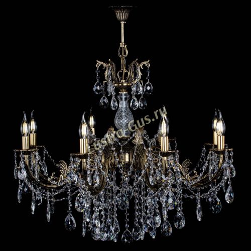 Люстра бронзовая Кассандра Алфея №8/1 баден в Сочи Гусь Хрустальный