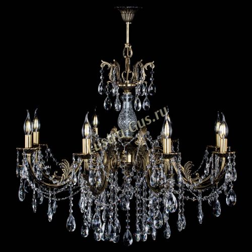 Люстра бронзовая Кассандра Алфея №8/1 журавлик в Сочи Гусь Хрустальный