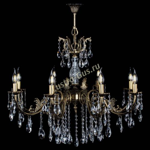 Люстра бронзовая Кассандра Алфея №8/2 журавлик в Сочи Гусь Хрустальный