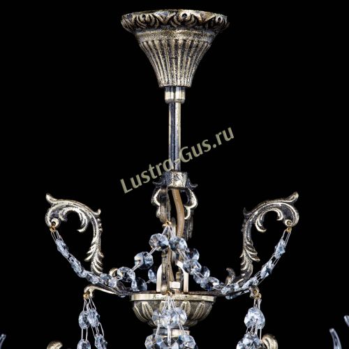 Люстра бронзовая Матильда №4 Баден в Сочи Гусь Хрустальный