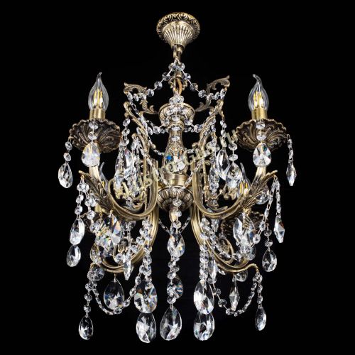 Люстра бронзовая Матильда №4 Лучик в Сочи Гусь Хрустальный