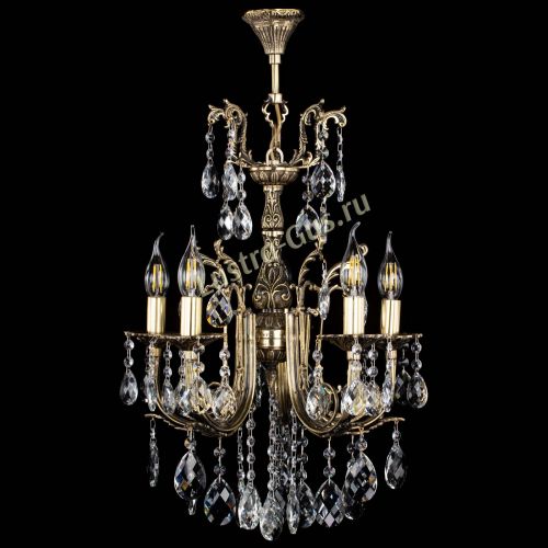 Люстра бронзовая Матильда №5/2 Баден в Сочи Гусь Хрустальный