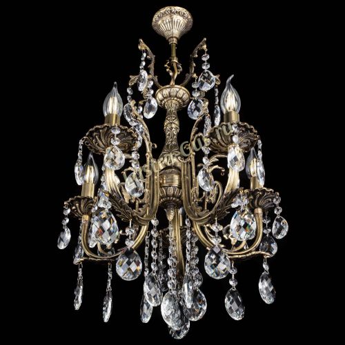 Люстра бронзовая Матильда №5/2 Баден в Сочи Гусь Хрустальный