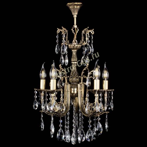 Люстра бронзовая Матильда №5/2 Журавлик в Сочи Гусь Хрустальный